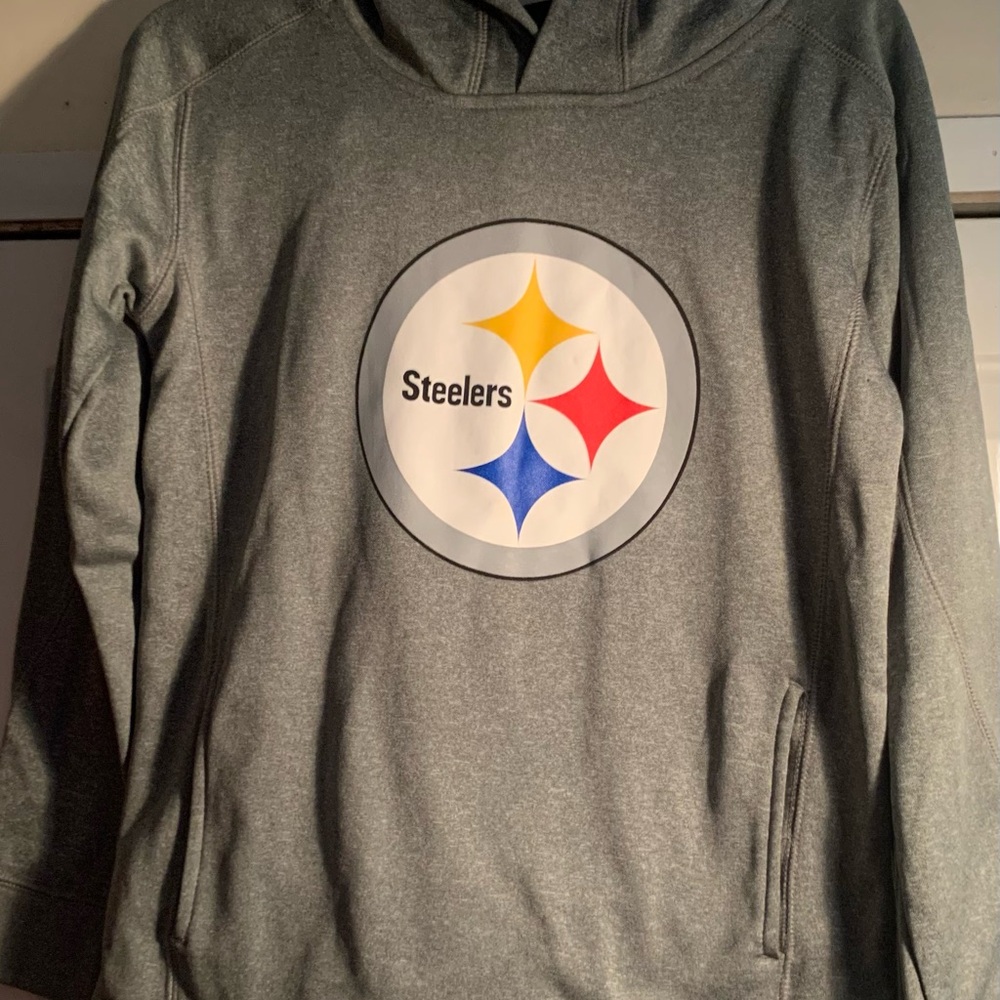 Steelers Gray Hoodie Sweater